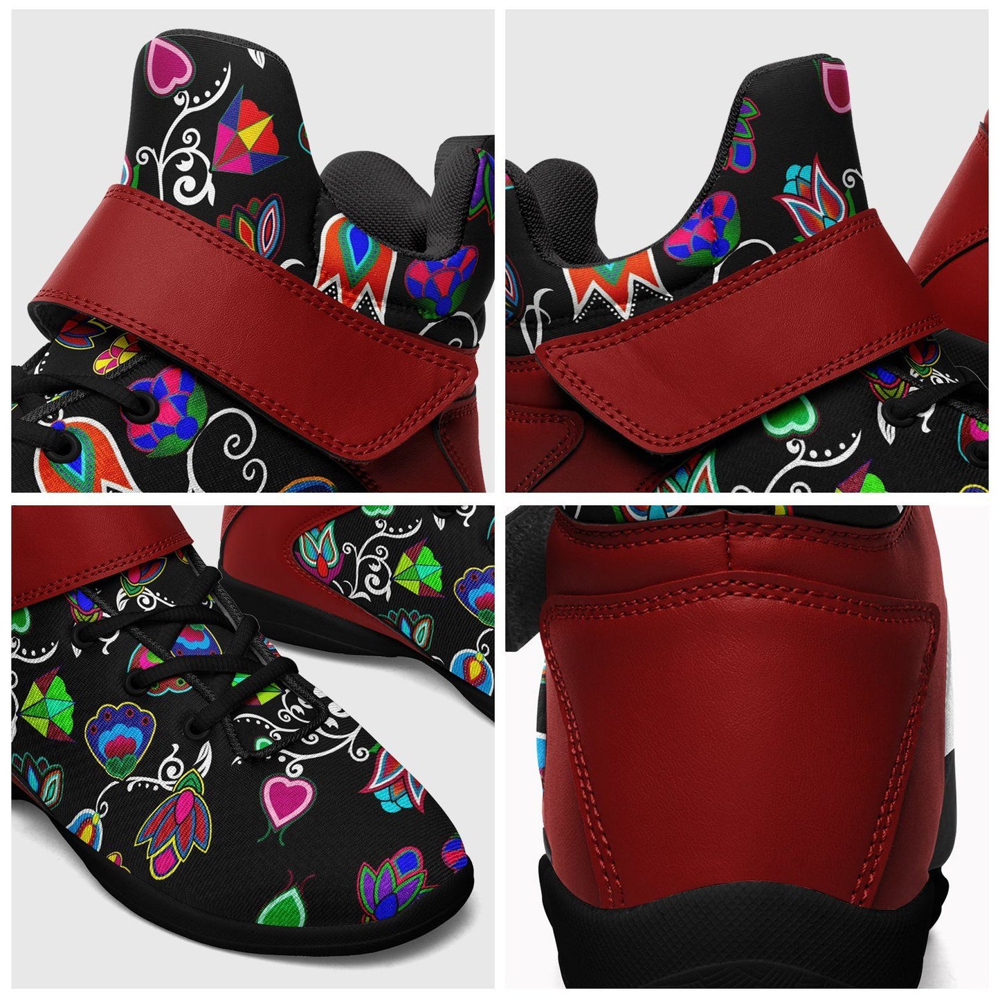 Indigenous Paisley Black Ipottaa Basketball / Sport High Top Shoes 49 Dzine 