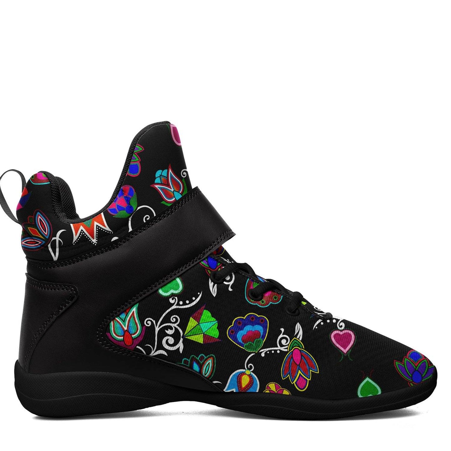 Indigenous Paisley Black Ipottaa Basketball / Sport High Top Shoes 49 Dzine 