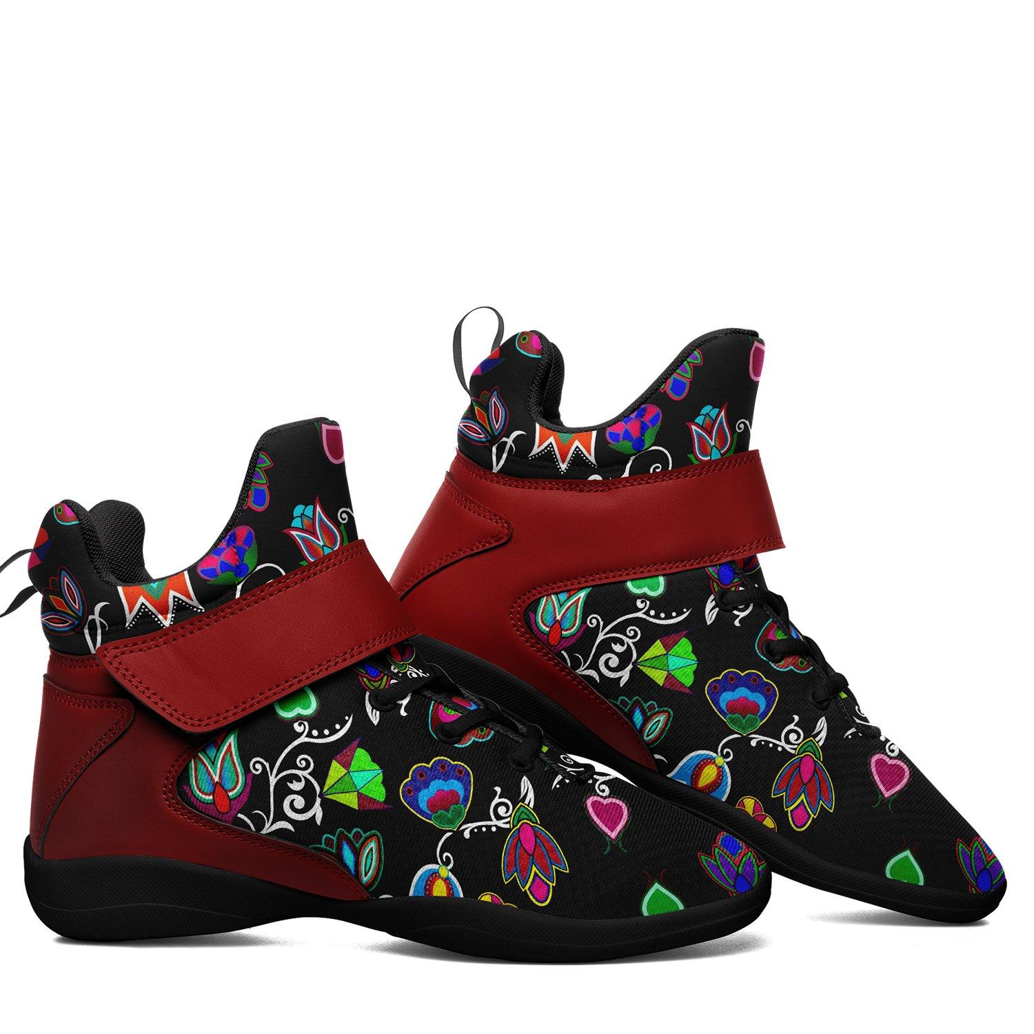 Indigenous Paisley Black Ipottaa Basketball / Sport High Top Shoes 49 Dzine 