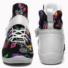 Load image into Gallery viewer, Indigenous Paisley Black Ipottaa Basketball / Sport High Top Shoes 49 Dzine 
