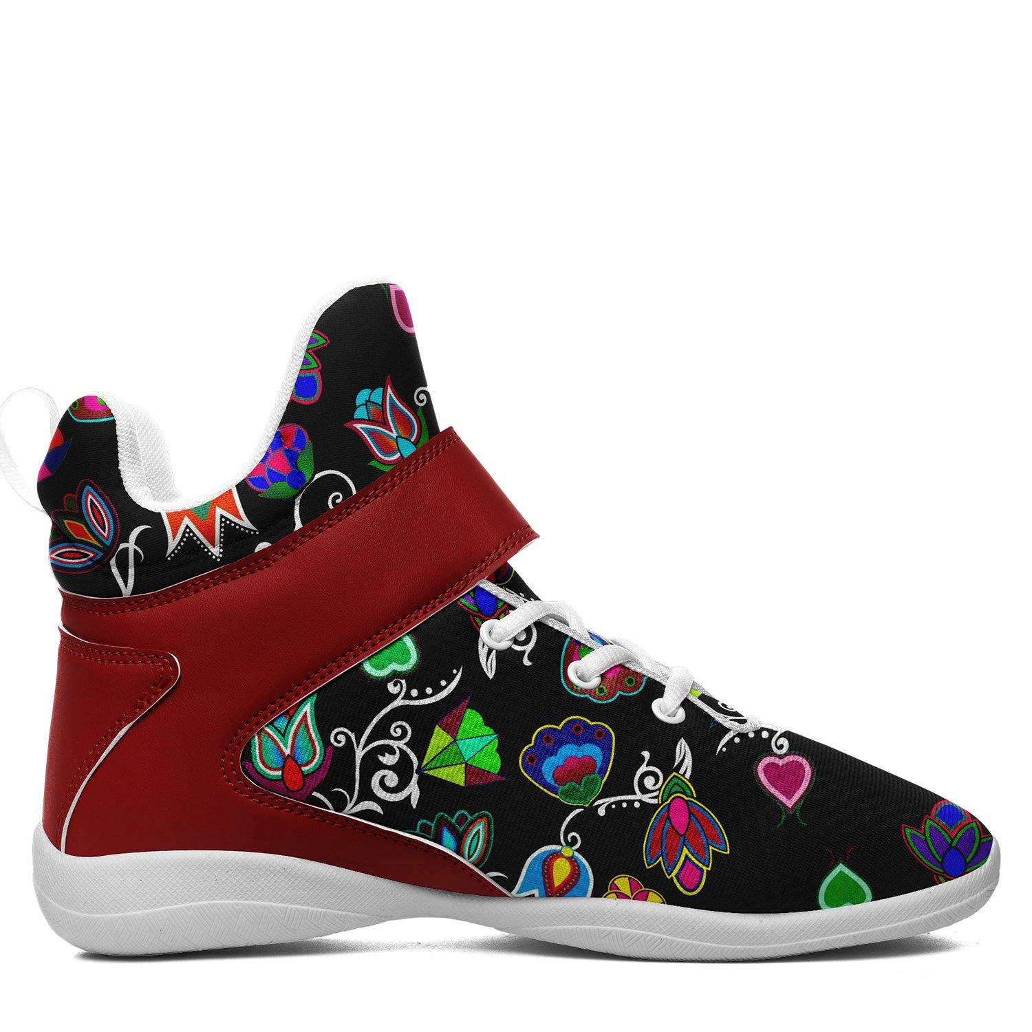 Indigenous Paisley Black Ipottaa Basketball / Sport High Top Shoes 49 Dzine 