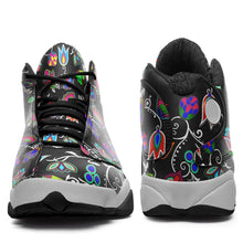 Load image into Gallery viewer, Indigenous Paisley - Black Isstsokini Athletic Shoes Herman 
