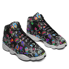 Load image into Gallery viewer, Indigenous Paisley - Black Isstsokini Athletic Shoes Herman 
