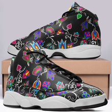 Load image into Gallery viewer, Indigenous Paisley - Black Isstsokini Athletic Shoes Herman 
