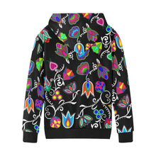 Load image into Gallery viewer, Indigenous Paisley Black Kids&#39; All Over Print Hoodie (Model H38) Kids&#39; AOP Hoodie (H38) e-joyer 
