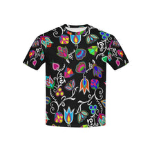 Load image into Gallery viewer, Indigenous Paisley - Black Kids&#39; All Over Print T-shirt (USA Size) (Model T40) All Over Print T-shirt for Kid (T40) e-joyer 
