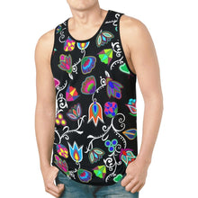 Load image into Gallery viewer, Indigenous Paisley Black New All Over Print Tank Top for Men (Model T46) New All Over Print Tank Top for Men (T46) e-joyer 
