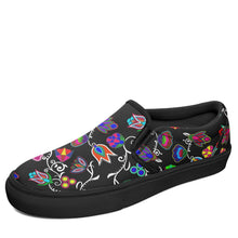 Load image into Gallery viewer, Indigenous Paisley Black Otoyimm Canvas Slip On Shoes 49 Dzine 
