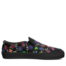 Load image into Gallery viewer, Indigenous Paisley Black Otoyimm Canvas Slip On Shoes 49 Dzine 
