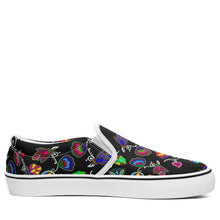 Load image into Gallery viewer, Indigenous Paisley Black Otoyimm Canvas Slip On Shoes 49 Dzine 
