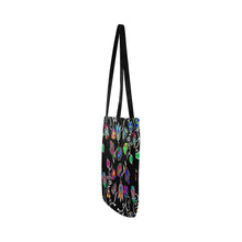 Load image into Gallery viewer, Indigenous Paisley - Black Reusable Shopping Bag Model 1660 (Two sides) Shopping Tote Bag (1660) e-joyer 
