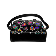 Load image into Gallery viewer, Indigenous Paisley - Black Shoulder Handbag (Model 1634) Shoulder Handbags (1634) e-joyer 
