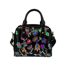 Load image into Gallery viewer, Indigenous Paisley - Black Shoulder Handbag (Model 1634) Shoulder Handbags (1634) e-joyer 
