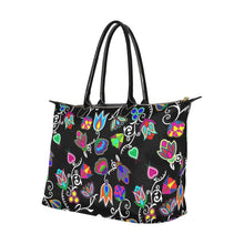 Load image into Gallery viewer, Indigenous Paisley Black Single-Shoulder Lady Handbag (Model 1714) bag e-joyer 
