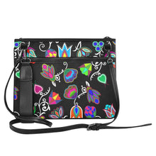 Load image into Gallery viewer, Indigenous Paisley - Black Slim Clutch Bag (Model 1668) Slim Clutch Bags (1668) e-joyer 
