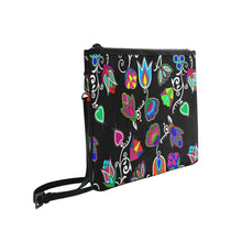 Load image into Gallery viewer, Indigenous Paisley - Black Slim Clutch Bag (Model 1668) Slim Clutch Bags (1668) e-joyer 
