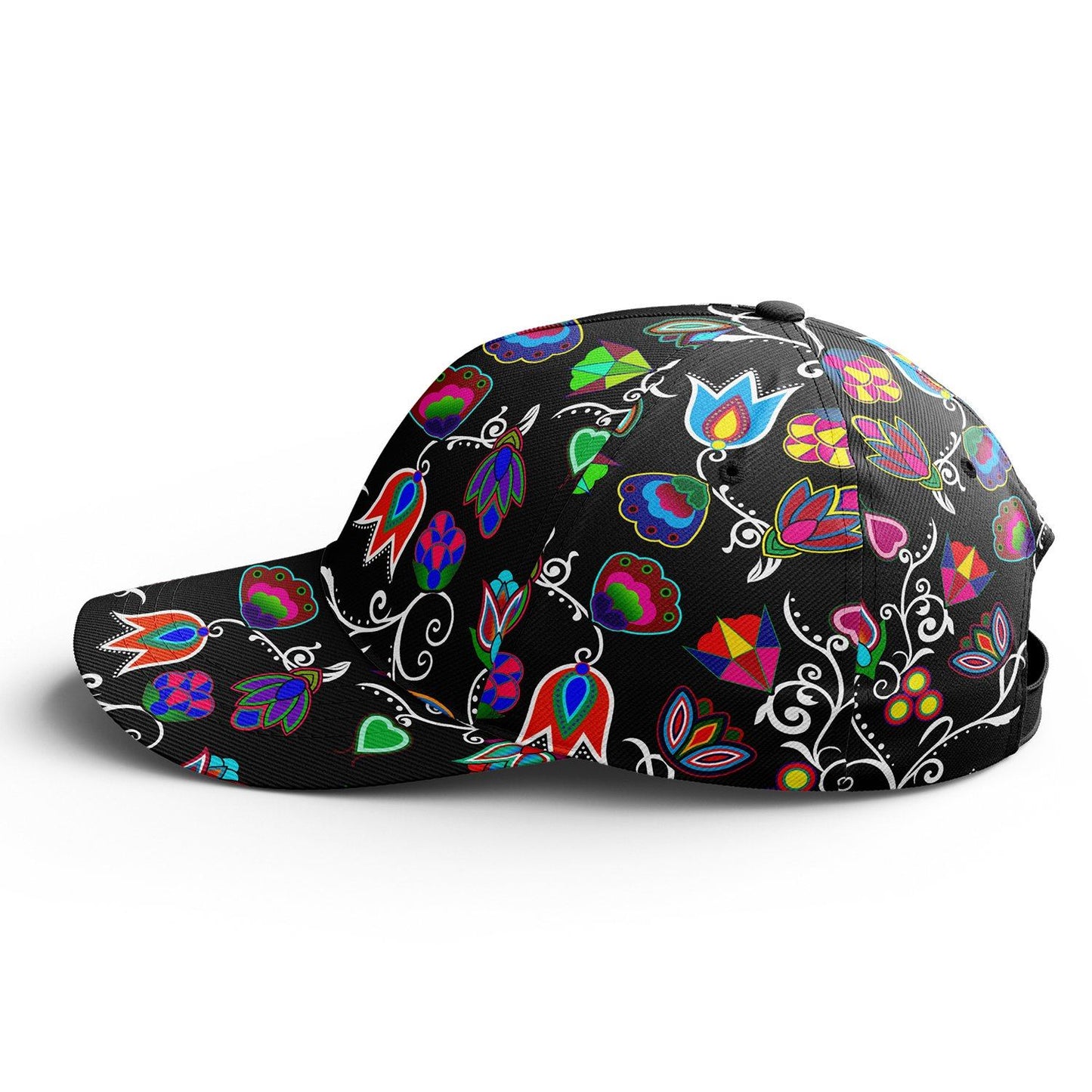 Indigenous Paisley Black Snapback Hat hat Herman 