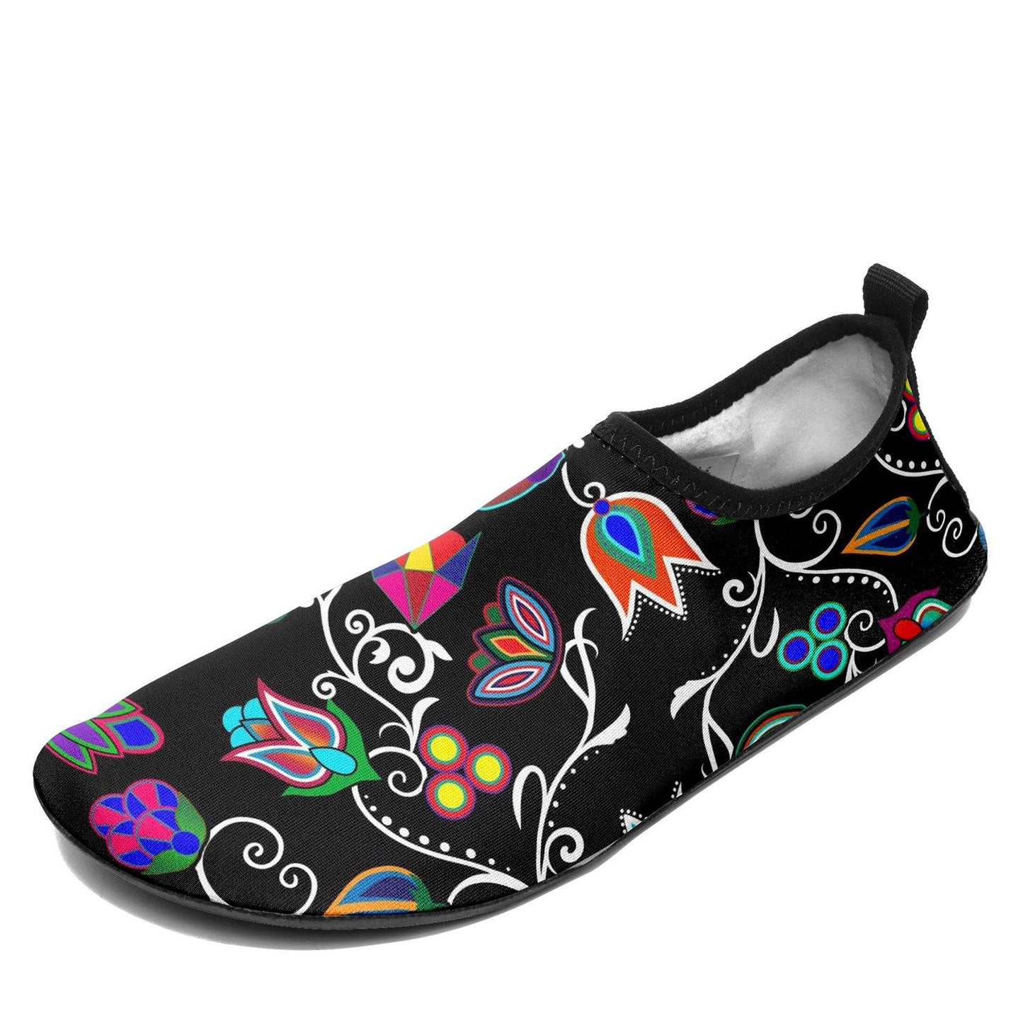 Indigenous Paisley Black Sockamoccs Slip On Shoes 49 Dzine 