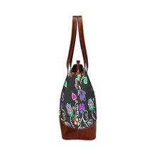 Load image into Gallery viewer, Indigenous Paisley - Black Tote Handbag (Model 1642) Tote Handbags (1642) e-joyer 
