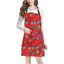 Load image into Gallery viewer, Indigenous Paisley Dahlia All Over Print Apron All Over Print Apron e-joyer 
