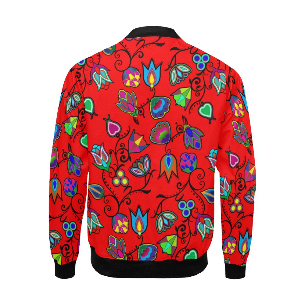 Indigenous Paisley - Dahlia All Over Print Bomber Jacket for Men/Large Size (Model H19) All Over Print Bomber Jacket for Men/Large (H19) e-joyer 