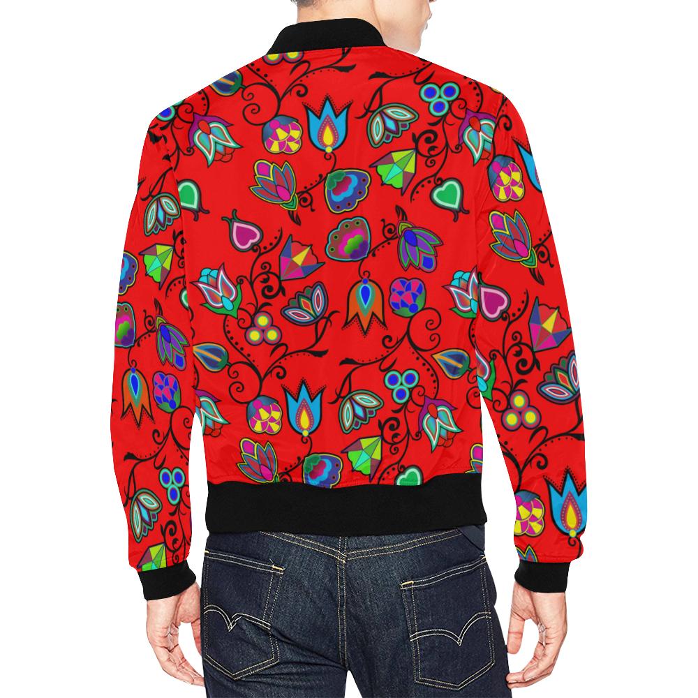 Indigenous Paisley - Dahlia All Over Print Bomber Jacket for Men/Large Size (Model H19) All Over Print Bomber Jacket for Men/Large (H19) e-joyer 
