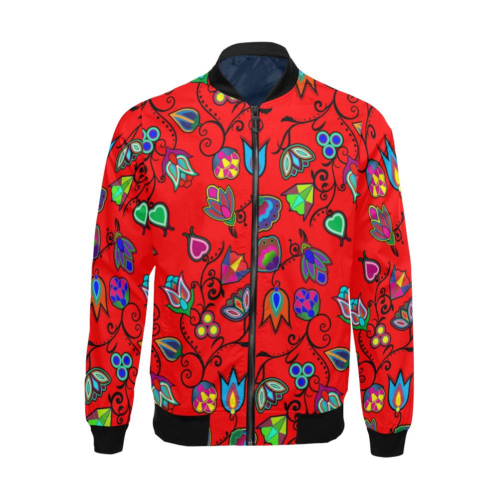 Indigenous Paisley - Dahlia All Over Print Bomber Jacket for Men/Large Size (Model H19) All Over Print Bomber Jacket for Men/Large (H19) e-joyer 