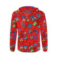 Load image into Gallery viewer, Indigenous Paisley - Dahlia All Over Print Full Zip Hoodie for Men (Model H14) All Over Print Full Zip Hoodie for Men (H14) e-joyer 
