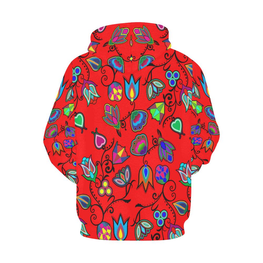 Indigenous Paisley - Dahlia All Over Print Hoodie for Men (USA Size) (Model H13) All Over Print Hoodie for Men (H13) e-joyer 