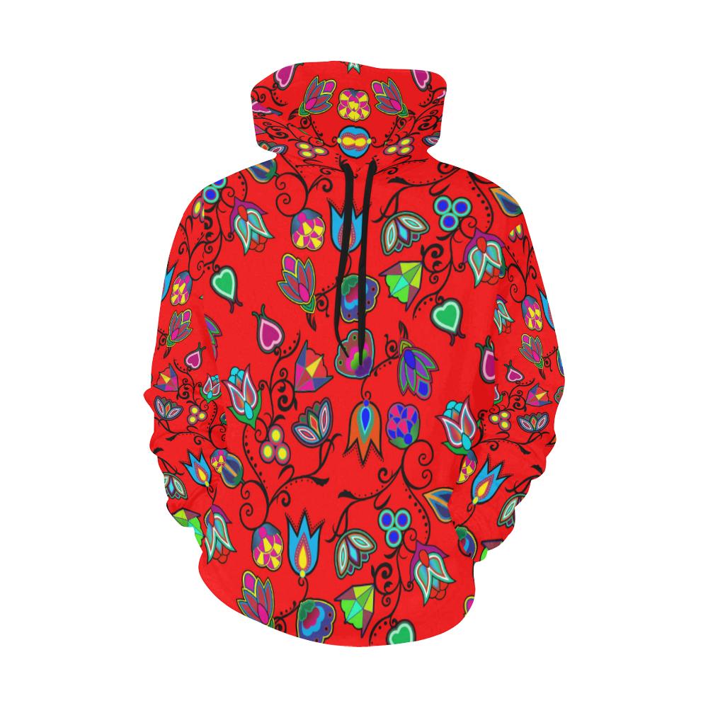 Indigenous Paisley - Dahlia All Over Print Hoodie for Women (USA Size) (Model H13) All Over Print Hoodie for Women (H13) e-joyer 