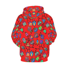 Load image into Gallery viewer, Indigenous Paisley - Dahlia All Over Print Hoodie for Women (USA Size) (Model H13) All Over Print Hoodie for Women (H13) e-joyer 
