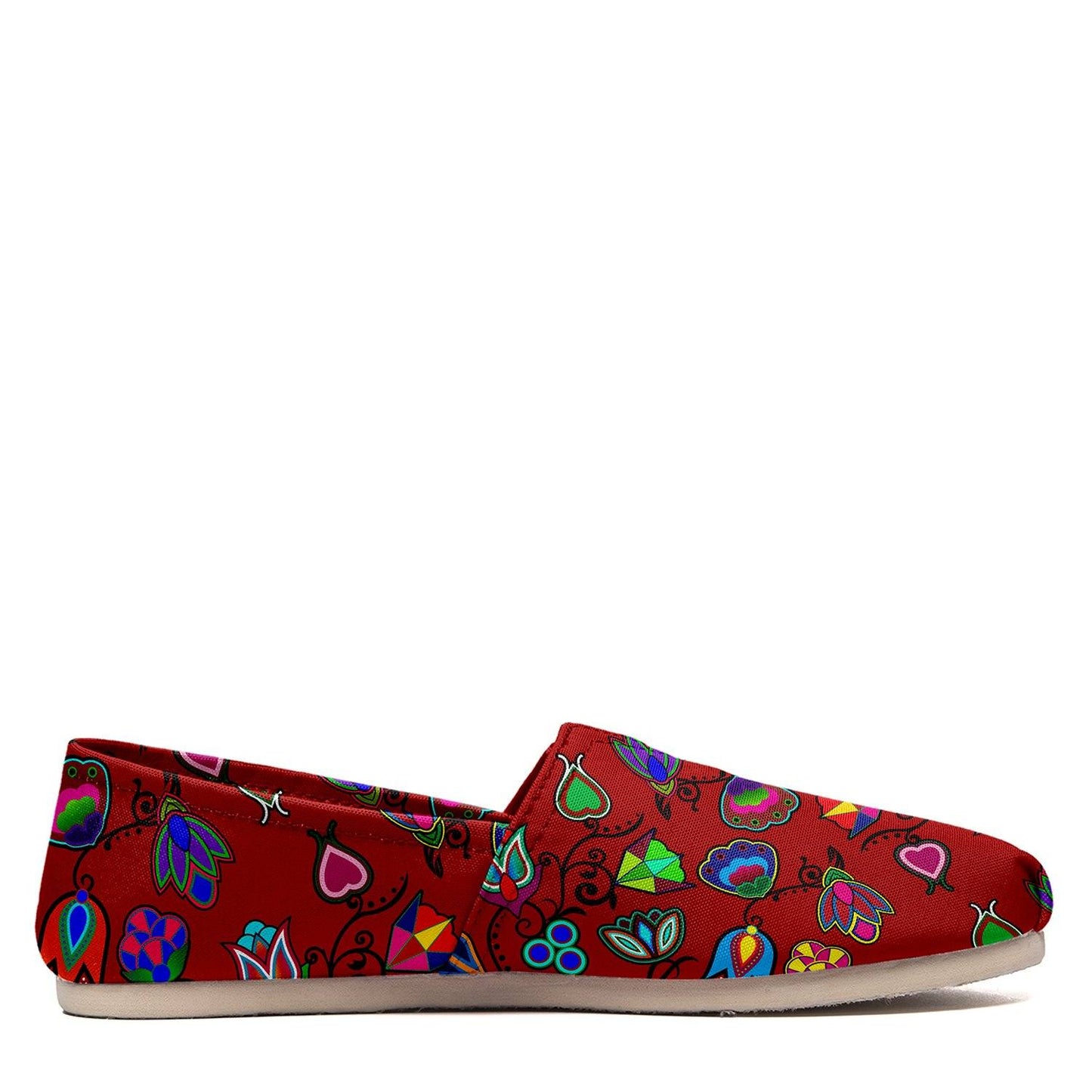 Indigenous Paisley Dahlia Casual Unisex Slip On Shoe Herman 