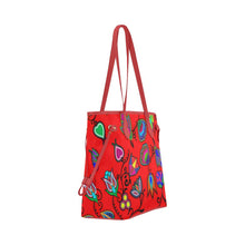 Load image into Gallery viewer, Indigenous Paisley - Dahlia Clover Canvas Tote Bag (Model 1661) Clover Canvas Tote Bag (1661) e-joyer 
