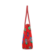 Load image into Gallery viewer, Indigenous Paisley - Dahlia Clover Canvas Tote Bag (Model 1661) Clover Canvas Tote Bag (1661) e-joyer 
