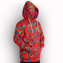 Load image into Gallery viewer, Indigenous Paisley Dahlia Hoodie with Face Cover 49 Dzine 
