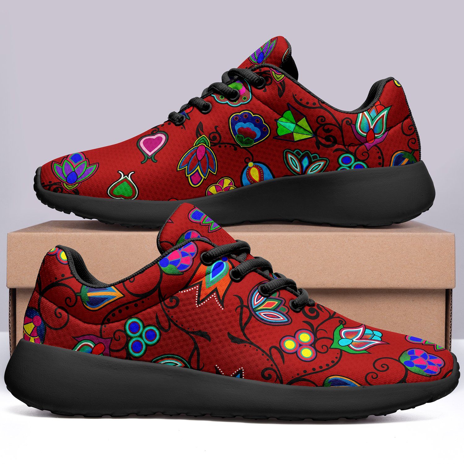 Indigenous Paisley Dahlia Ikkaayi Sport Sneakers 49 Dzine 