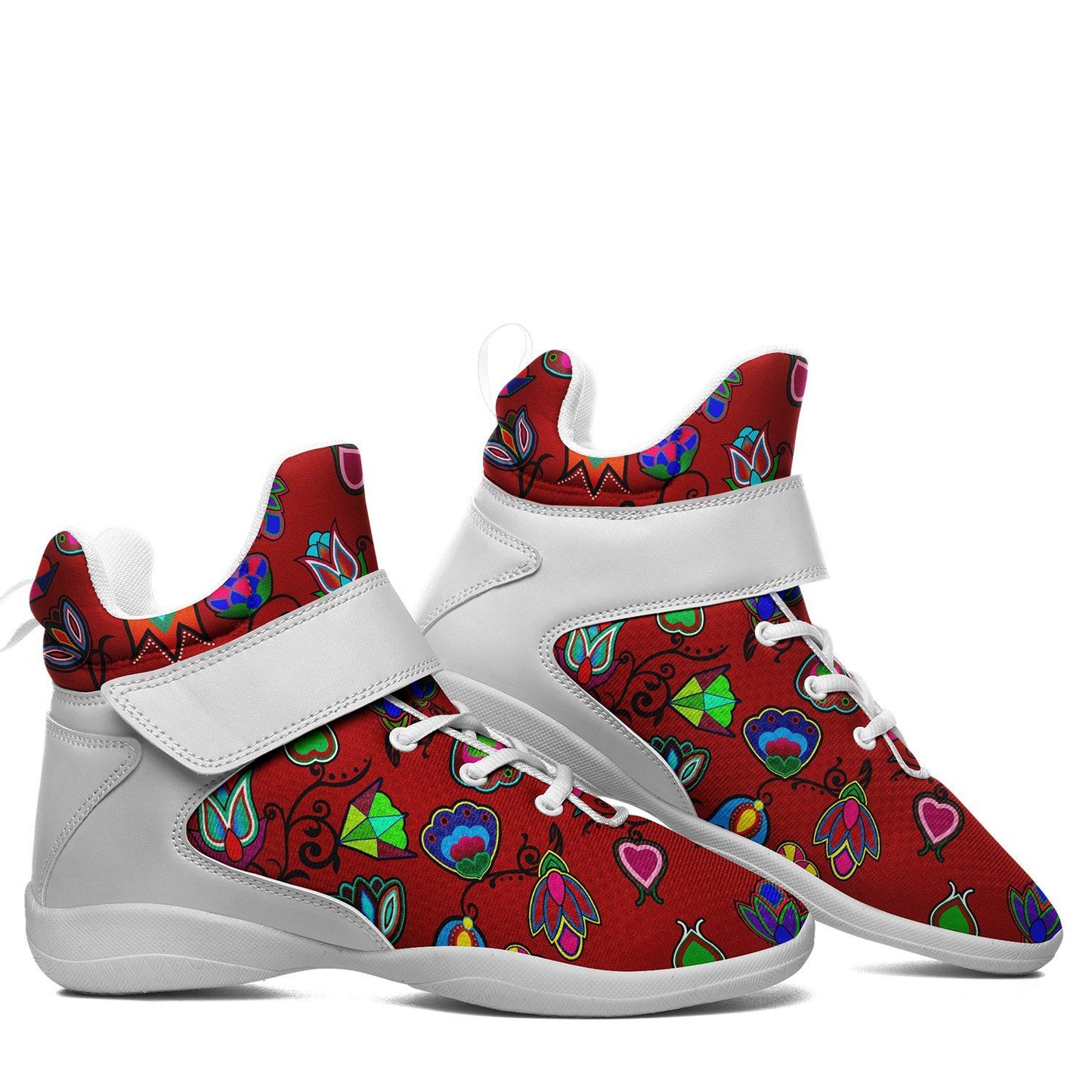 Indigenous Paisley Dahlia Ipottaa Basketball / Sport High Top Shoes 49 Dzine 