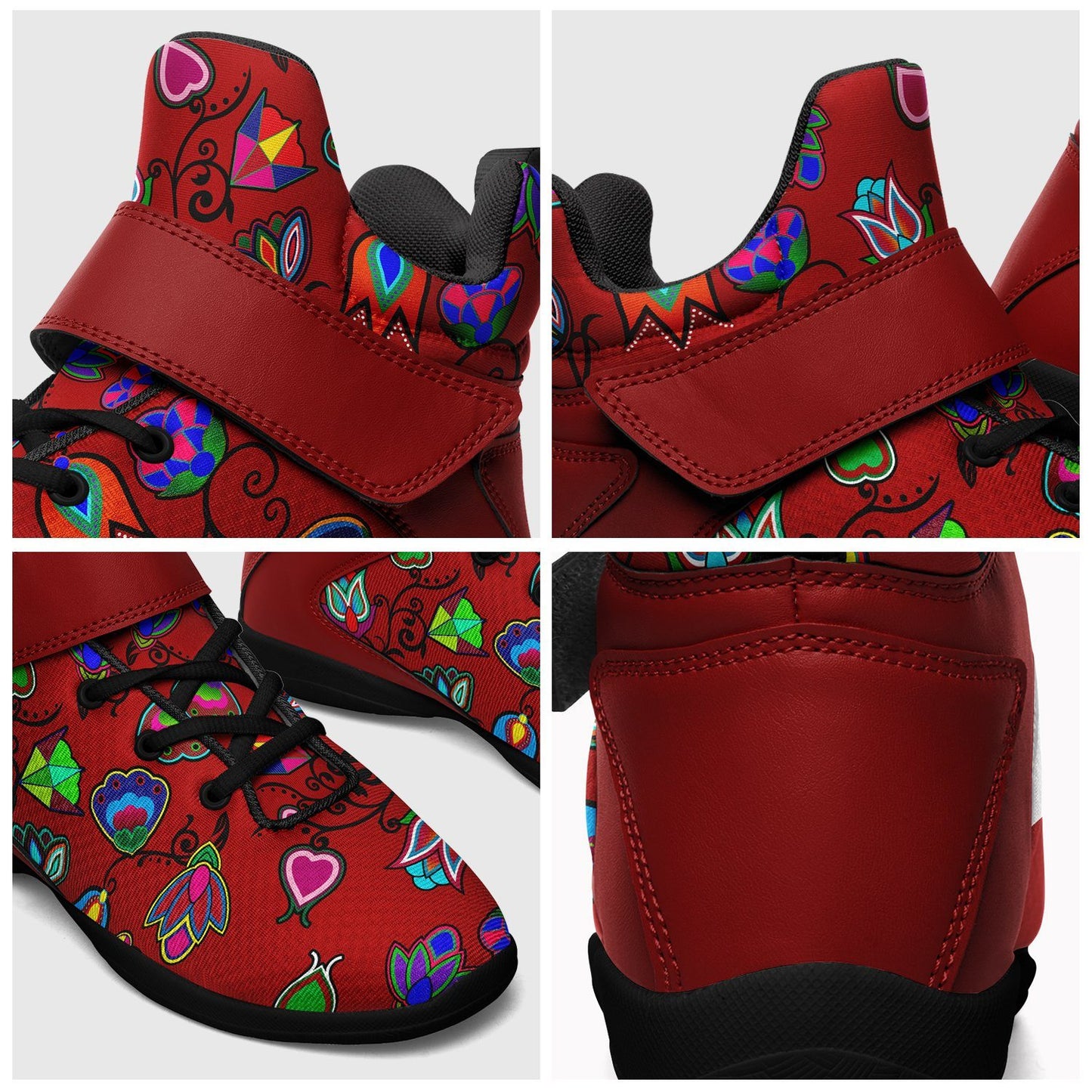 Indigenous Paisley Dahlia Ipottaa Basketball / Sport High Top Shoes 49 Dzine 