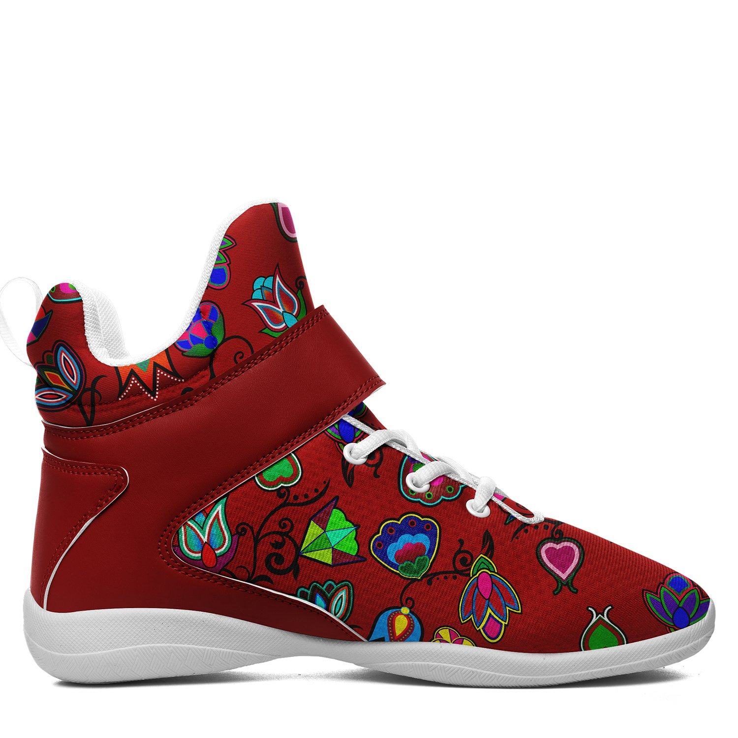 Indigenous Paisley Dahlia Ipottaa Basketball / Sport High Top Shoes 49 Dzine 