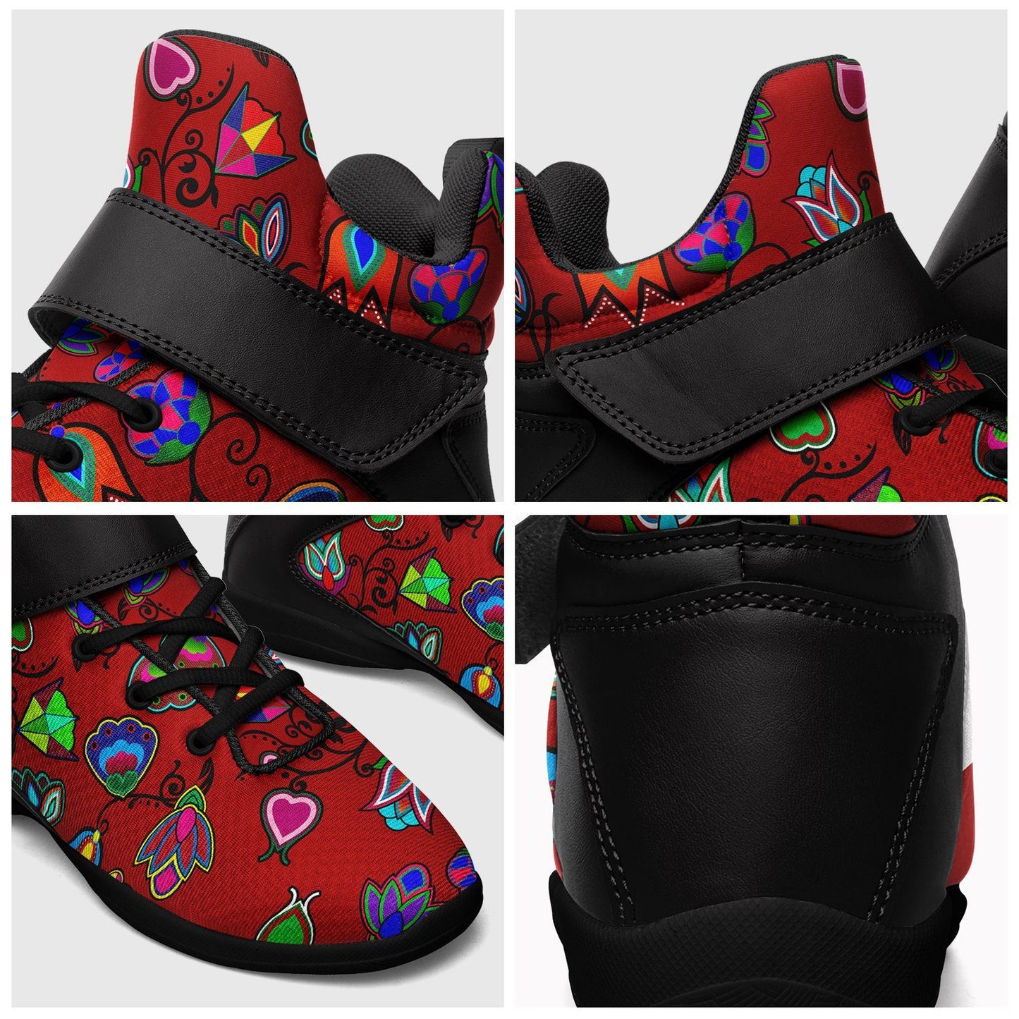 Indigenous Paisley Dahlia Ipottaa Basketball / Sport High Top Shoes 49 Dzine 