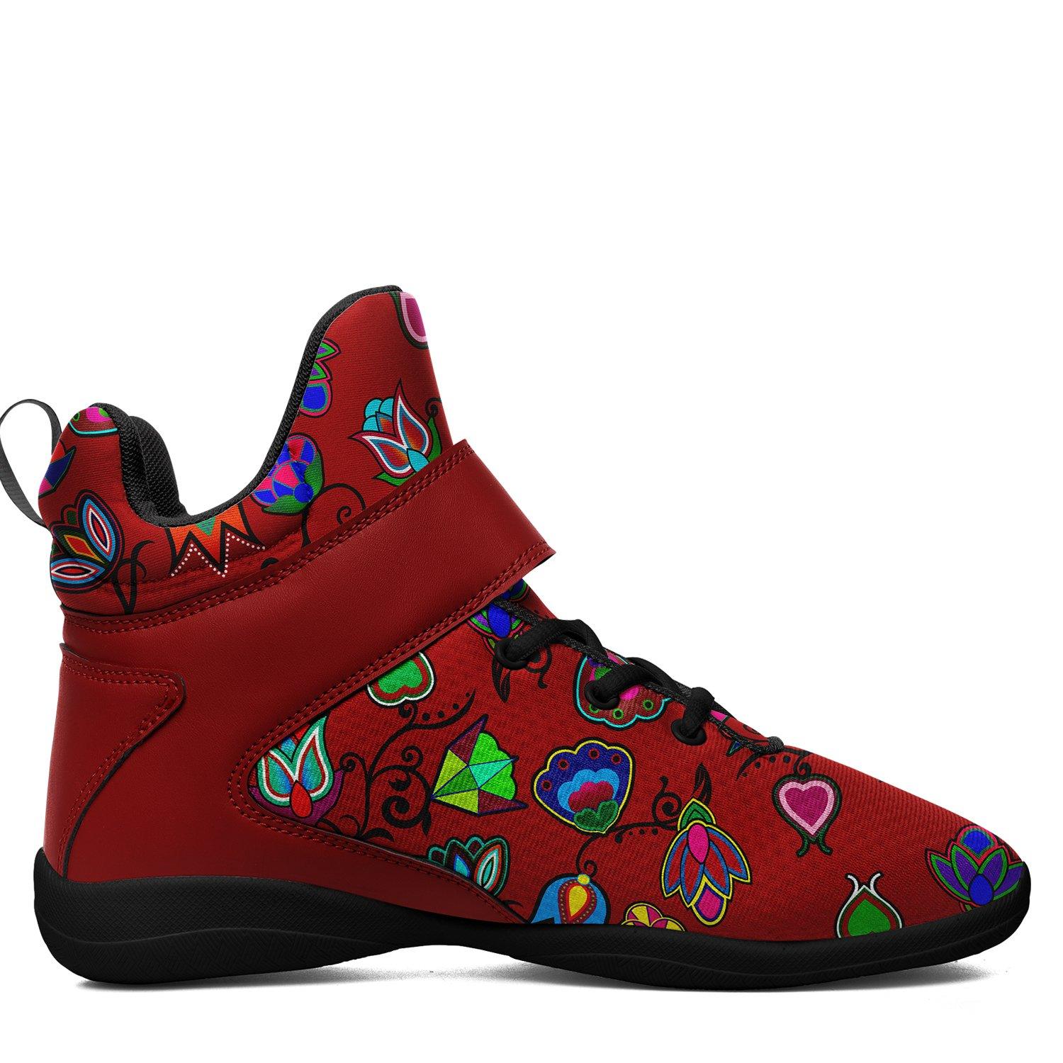 Indigenous Paisley Dahlia Ipottaa Basketball / Sport High Top Shoes 49 Dzine 