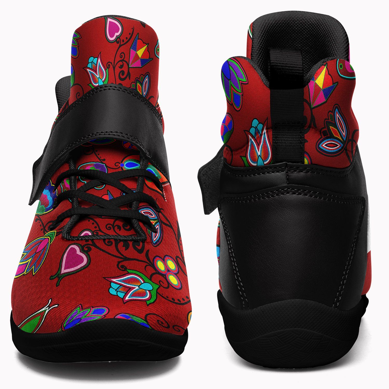 Indigenous Paisley Dahlia Ipottaa Basketball / Sport High Top Shoes 49 Dzine 