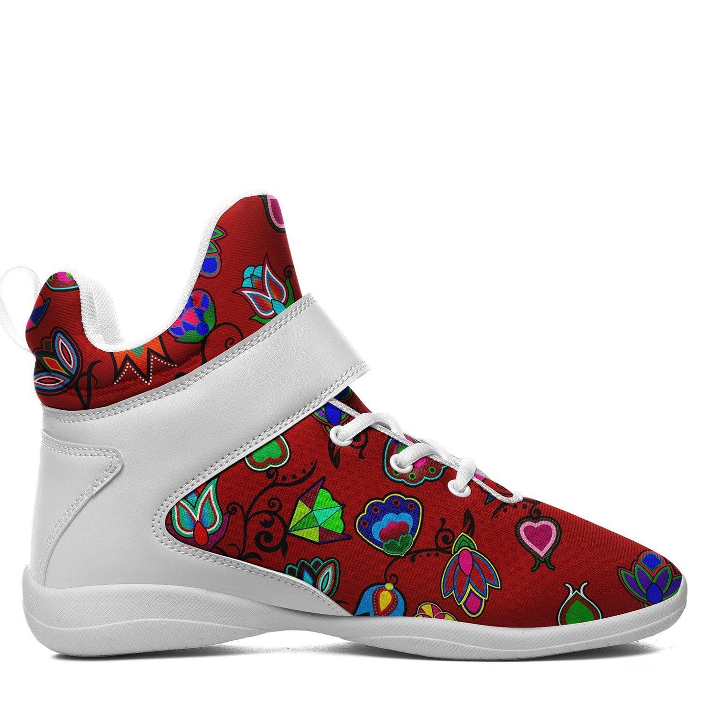 Indigenous Paisley Dahlia Ipottaa Basketball / Sport High Top Shoes 49 Dzine 