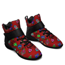 Load image into Gallery viewer, Indigenous Paisley Dahlia Ipottaa Basketball / Sport High Top Shoes 49 Dzine 
