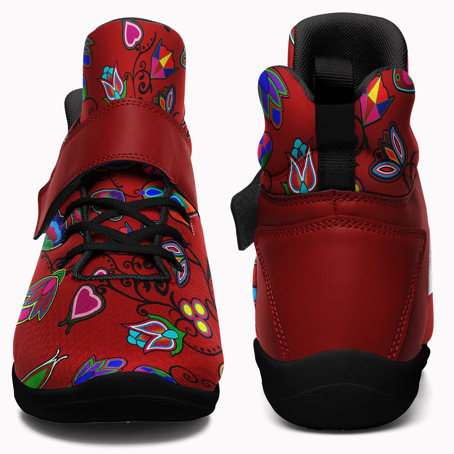 Indigenous Paisley Dahlia Ipottaa Basketball / Sport High Top Shoes 49 Dzine 