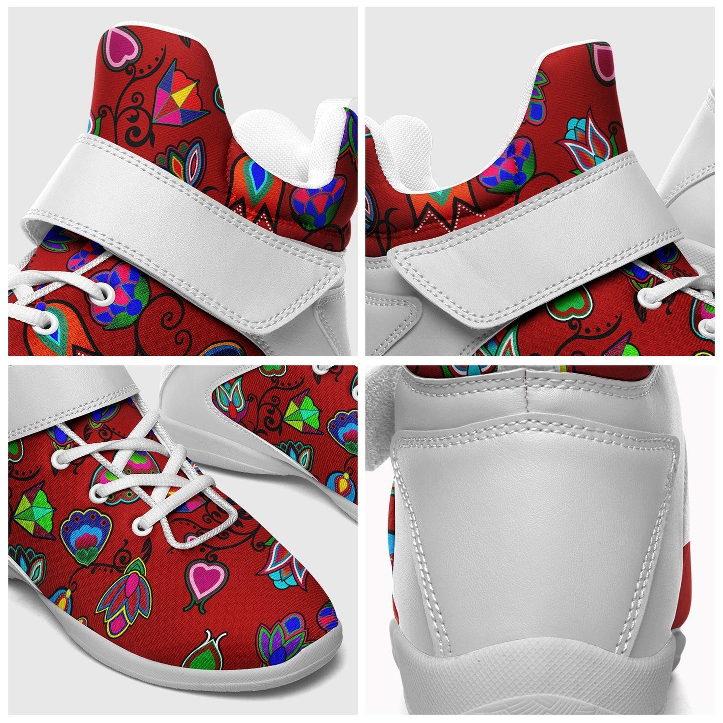 Indigenous Paisley Dahlia Ipottaa Basketball / Sport High Top Shoes 49 Dzine 