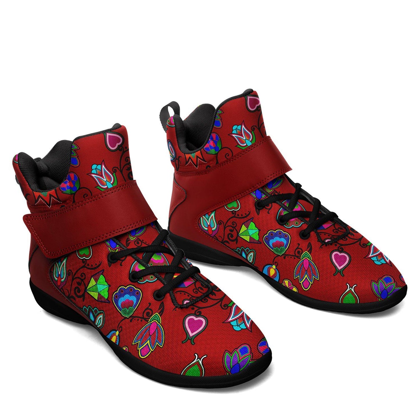 Indigenous Paisley Dahlia Ipottaa Basketball / Sport High Top Shoes 49 Dzine 