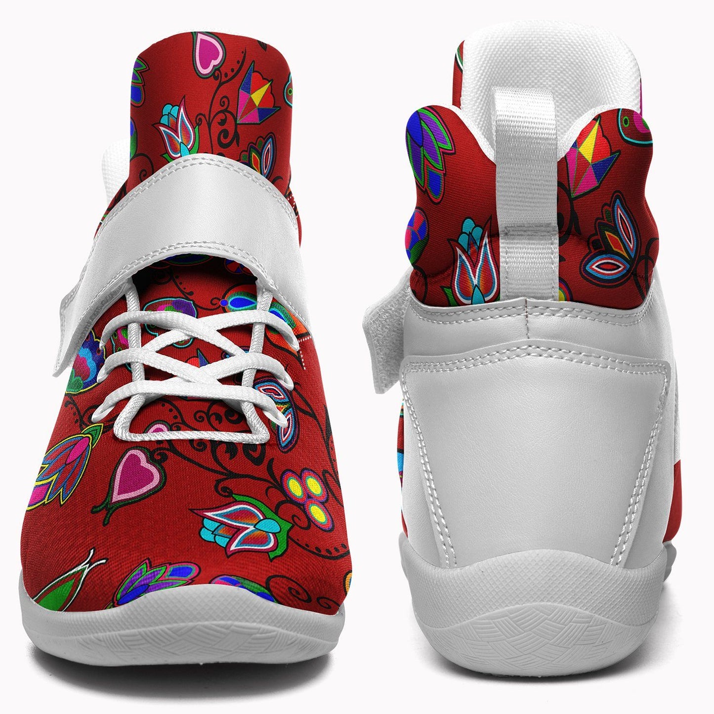 Indigenous Paisley Dahlia Ipottaa Basketball / Sport High Top Shoes 49 Dzine 