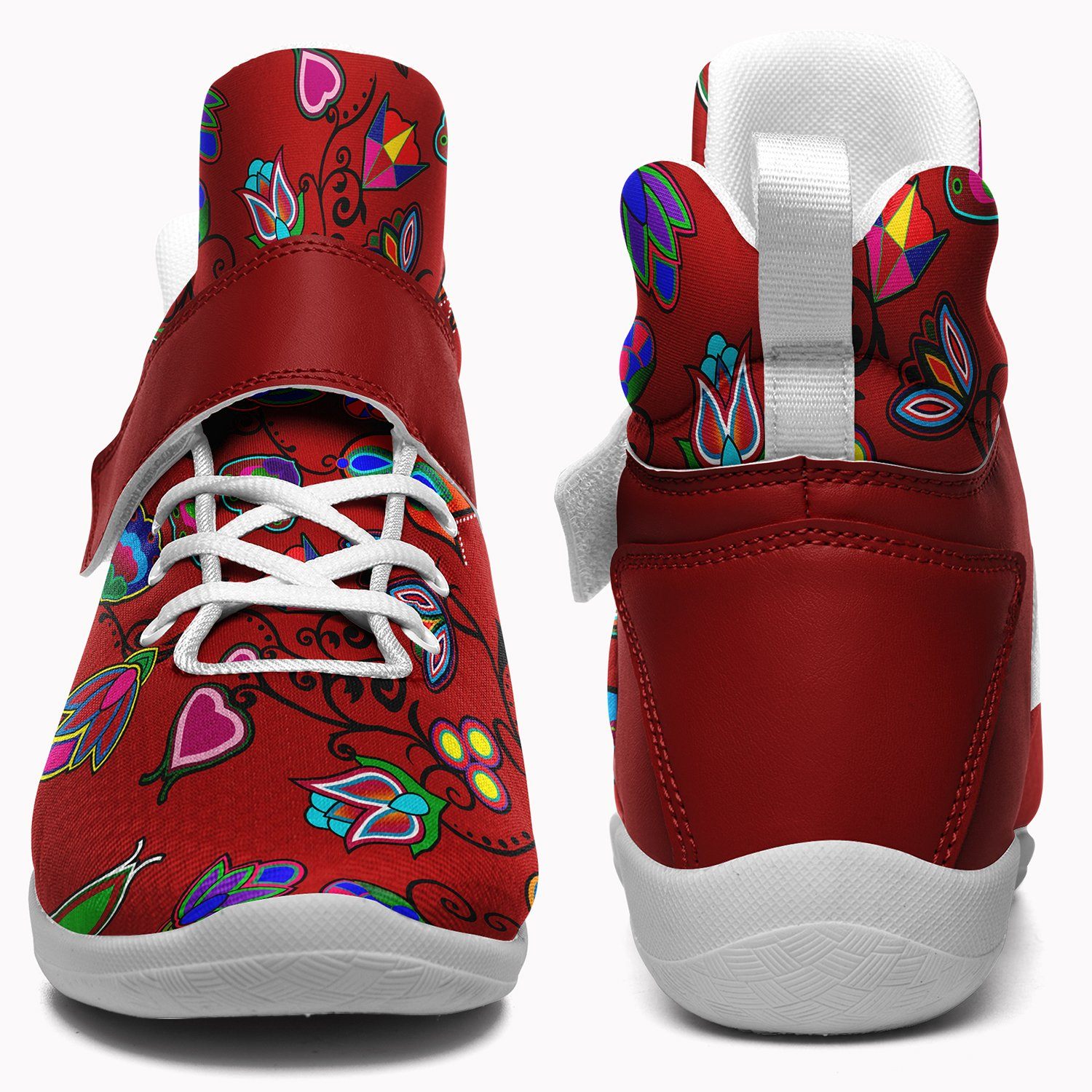 Indigenous Paisley Dahlia Ipottaa Basketball / Sport High Top Shoes 49 Dzine 