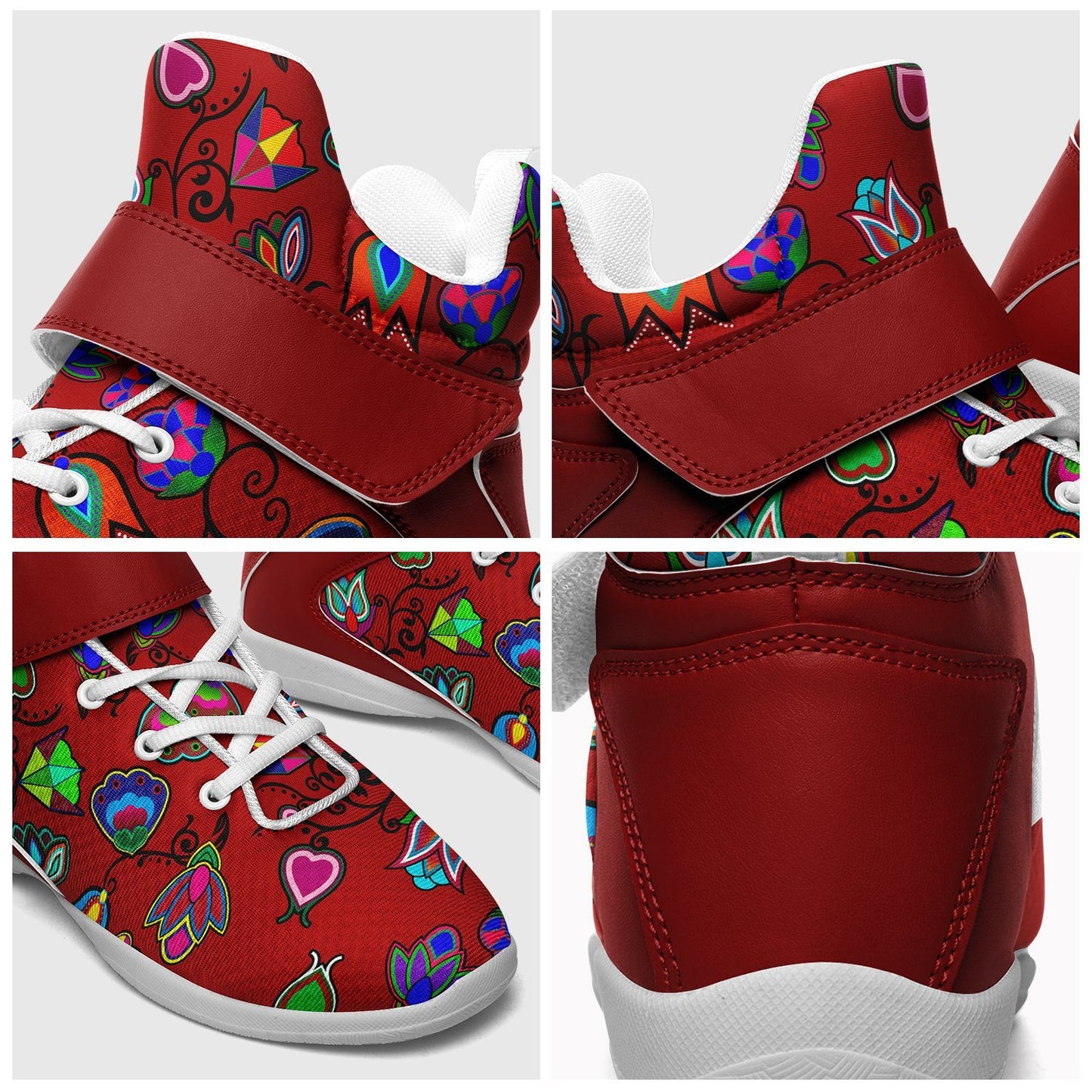 Indigenous Paisley Dahlia Ipottaa Basketball / Sport High Top Shoes 49 Dzine 